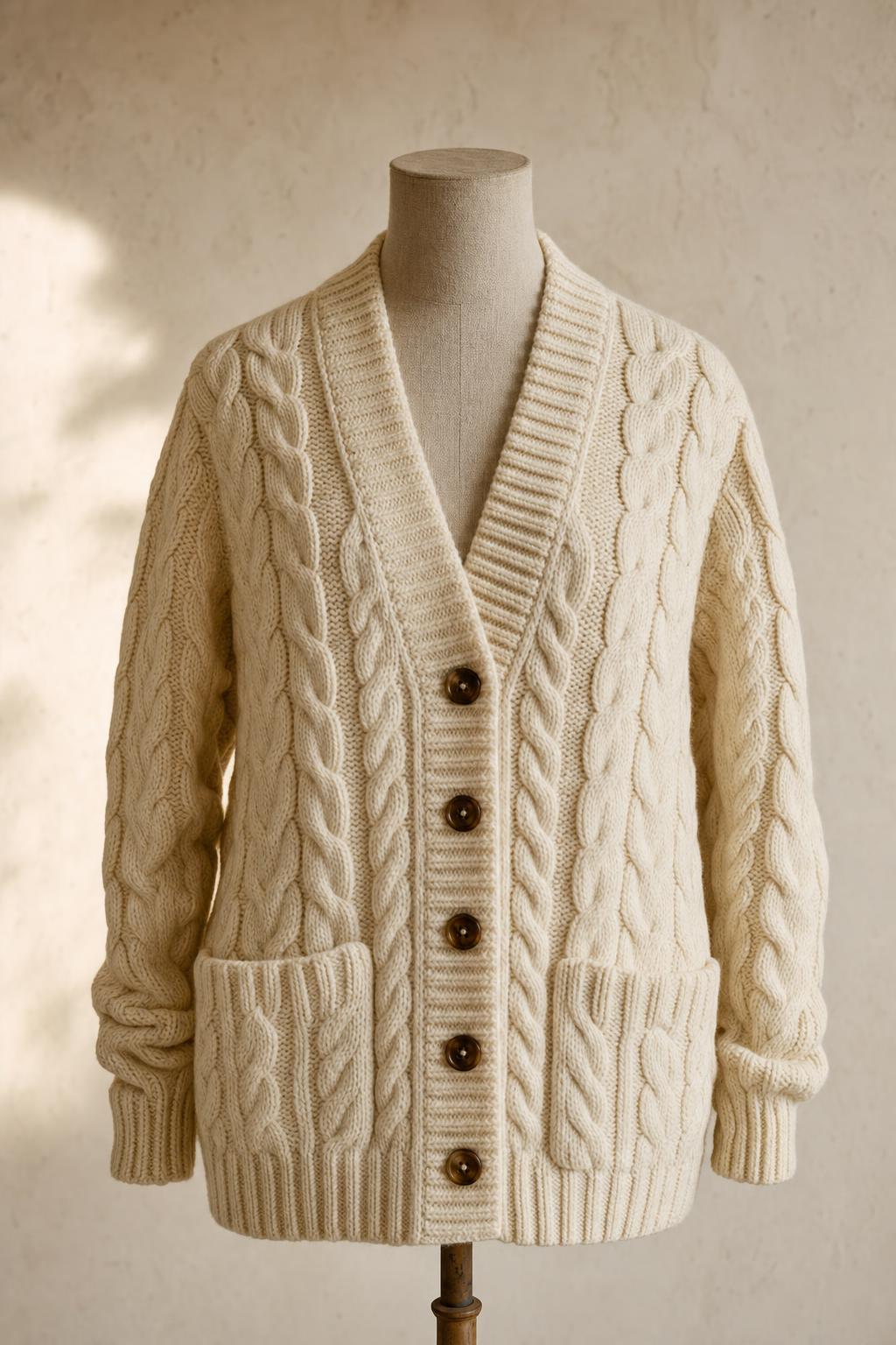 The Cable Cardigan