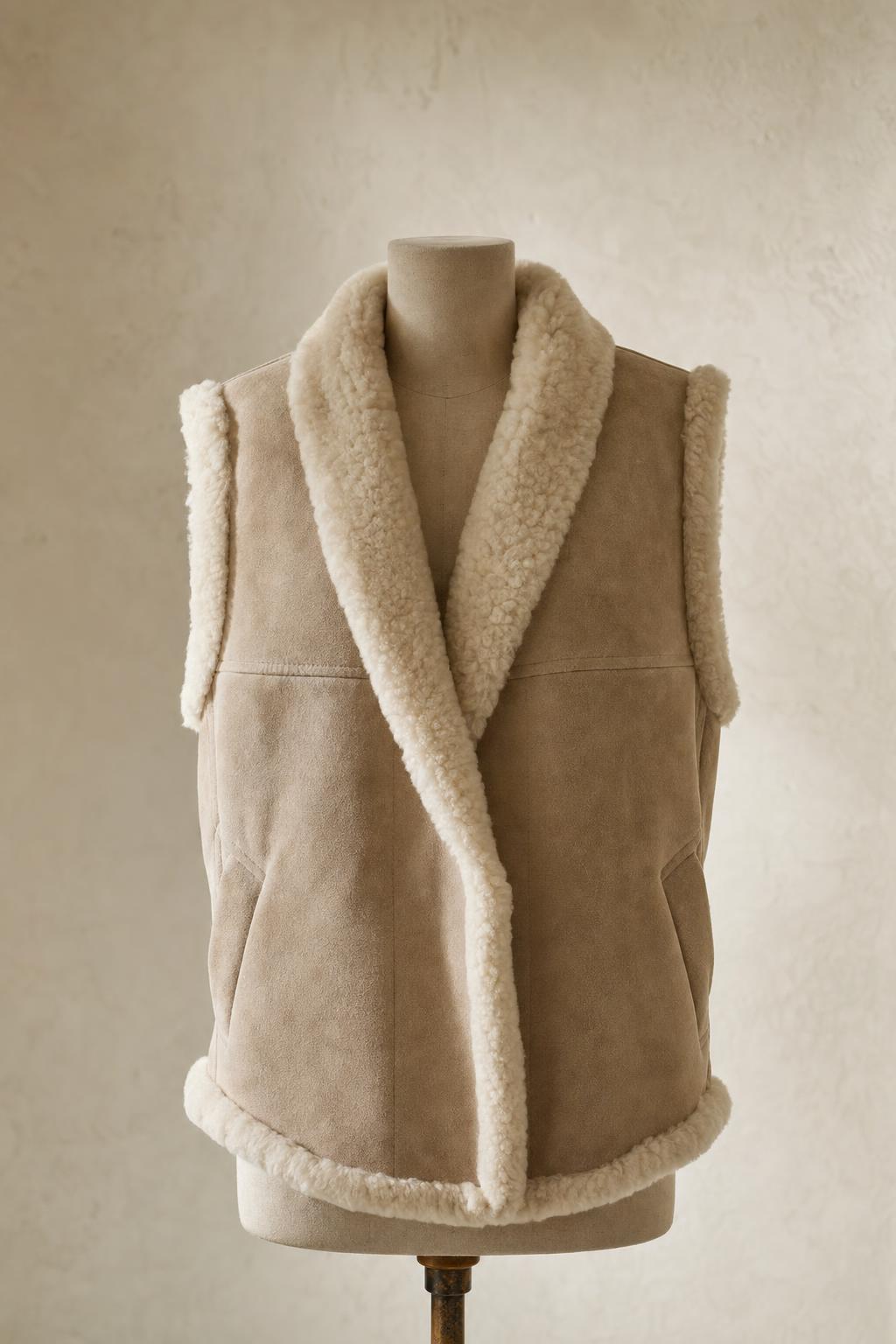 The Shearling Vest