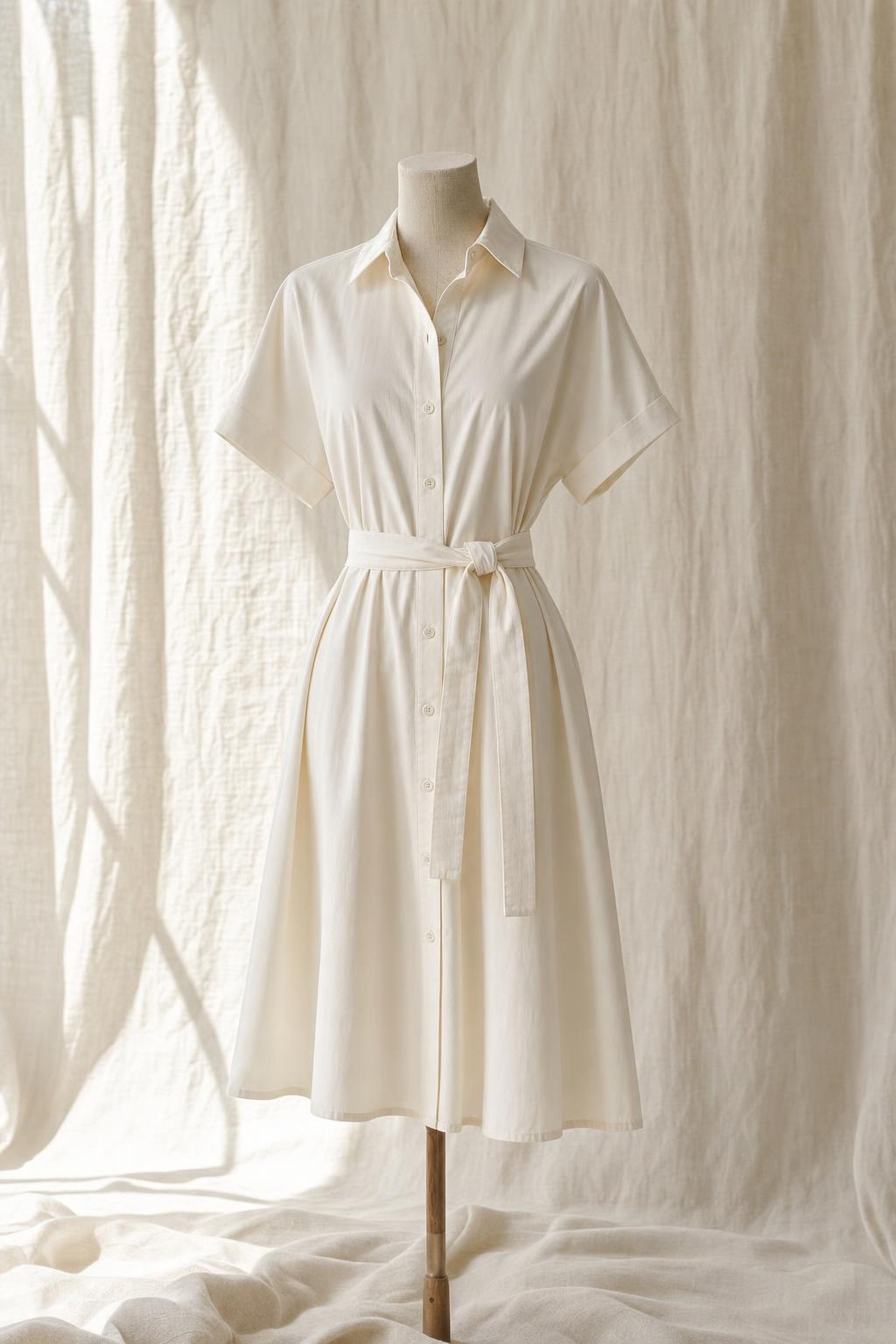 The Poplin Shirtdress