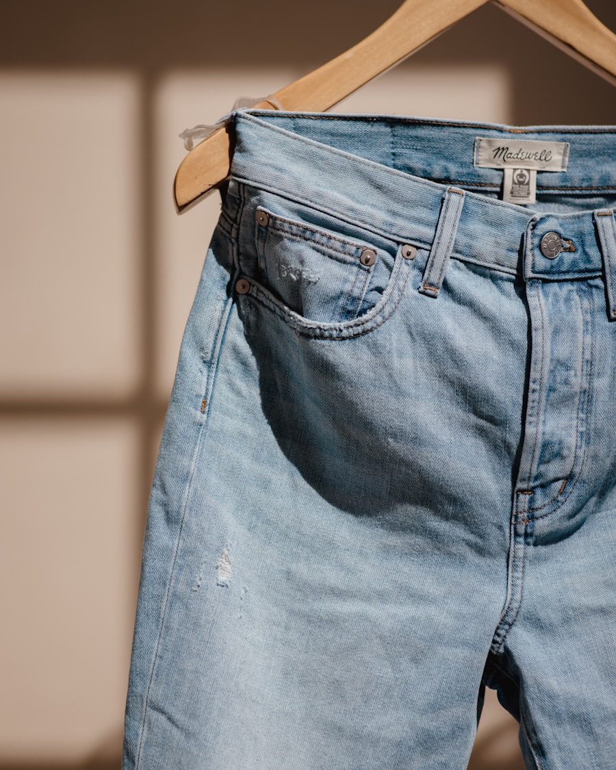 Frayed Hem Denim Shorts
