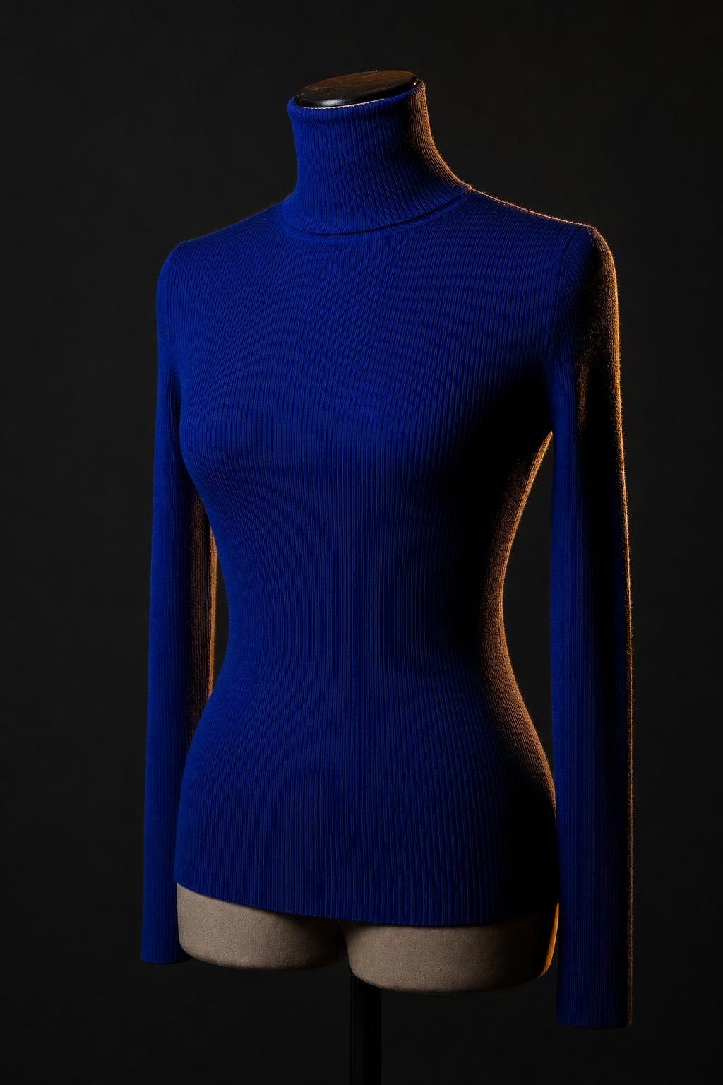 The Cobalt Turtleneck