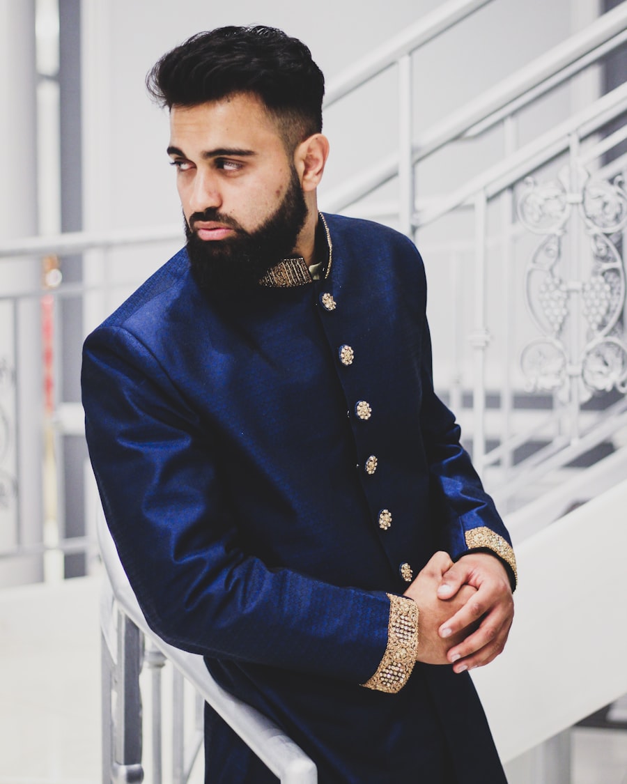 The Maroon Velvet Groom Sherwani