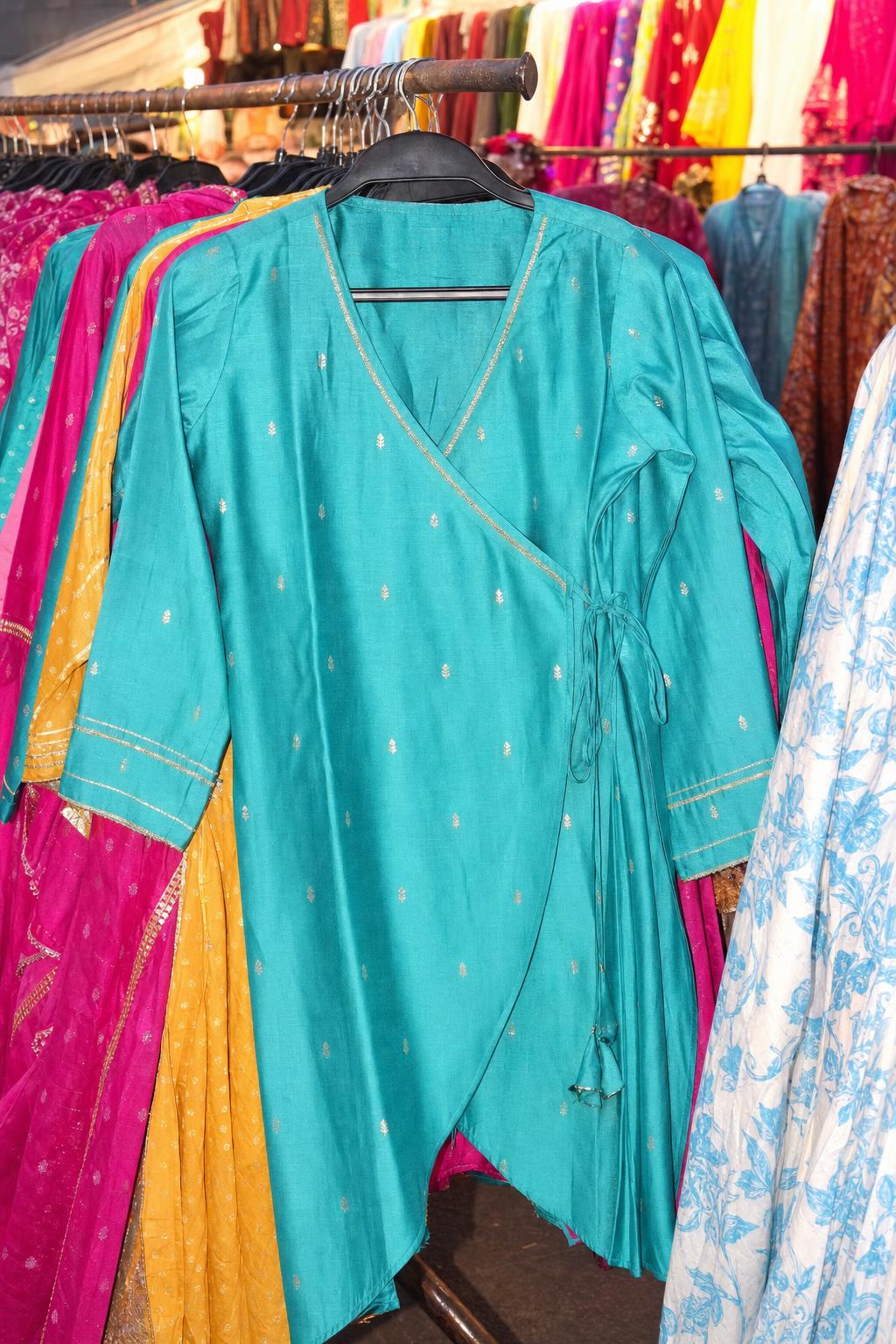 Angrakha Wrap Kurti