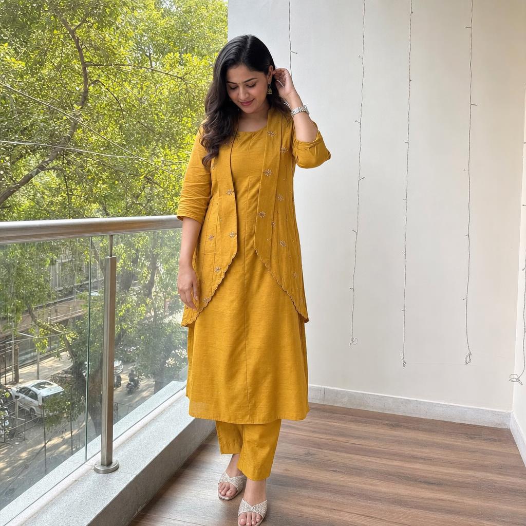 Indo-Western Kurti Set