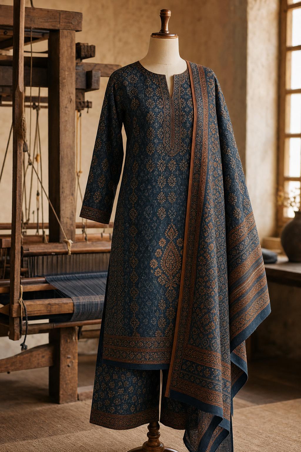 The Indigo Bagh Kurta Set