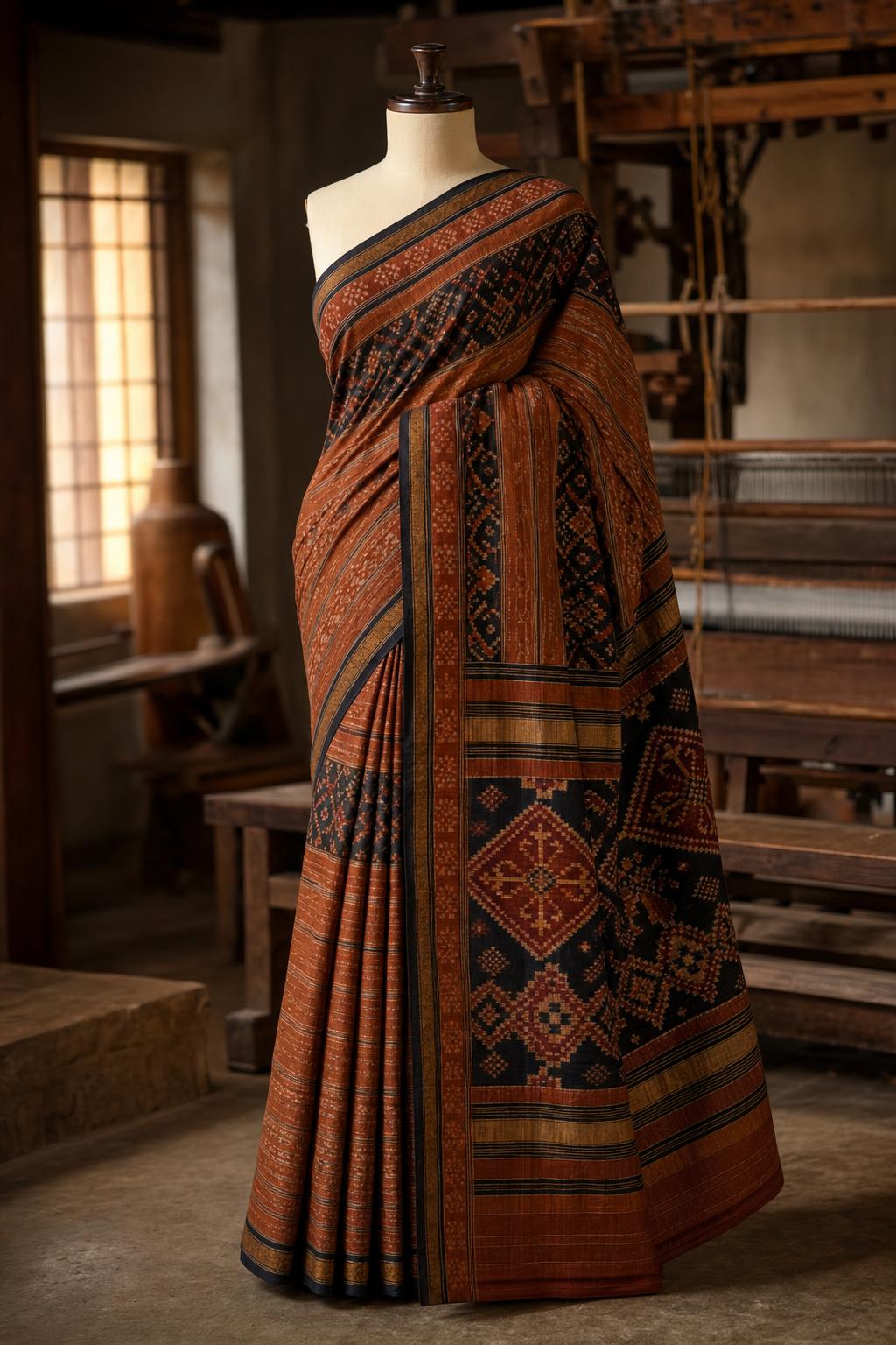 The Rust Sambalpuri Ikat
