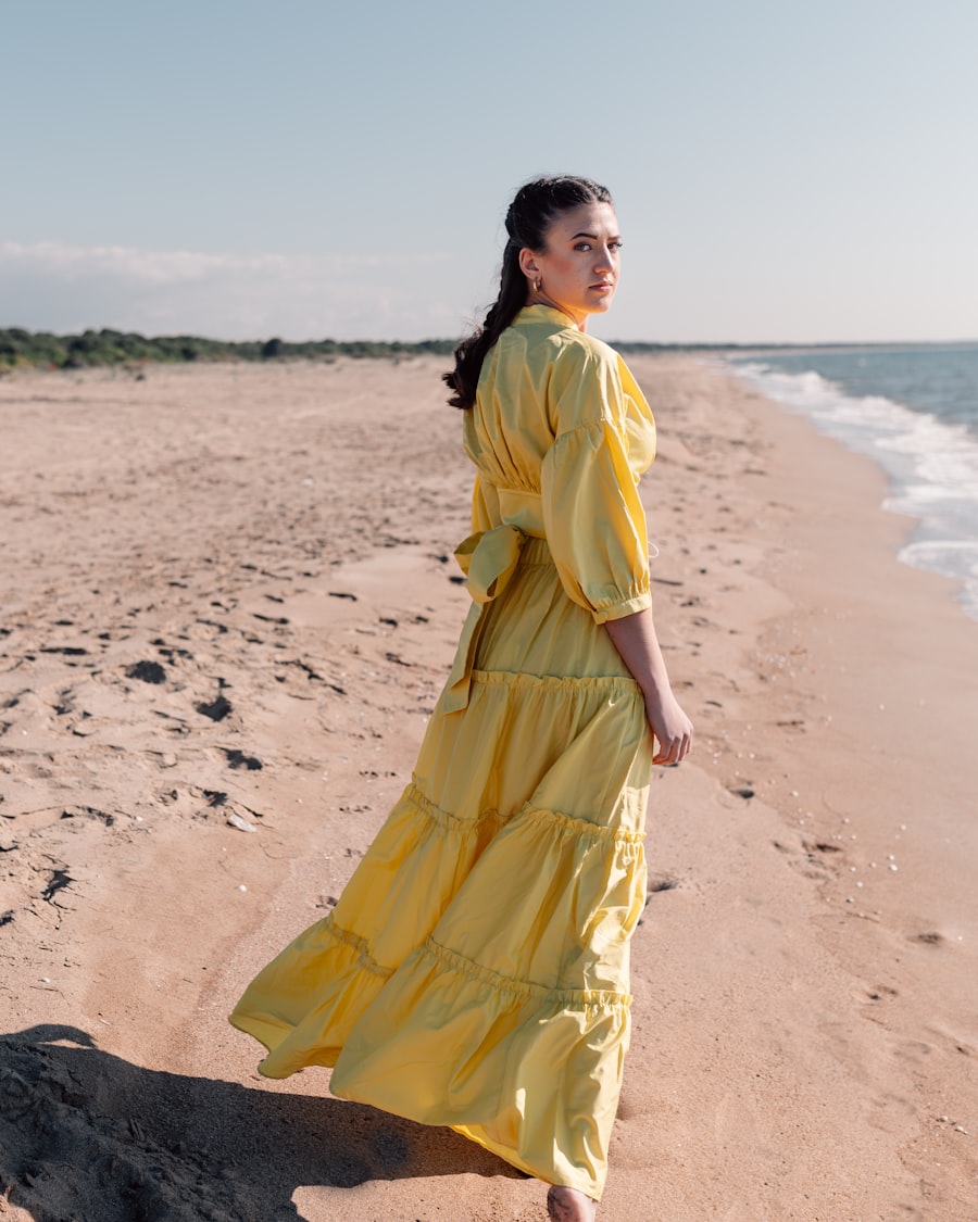 Yellow Cotton Sundress
